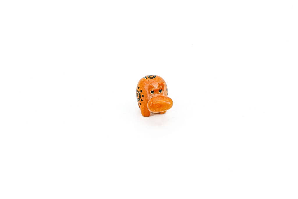 Soapstone Animal Figurine, hippopotamus small