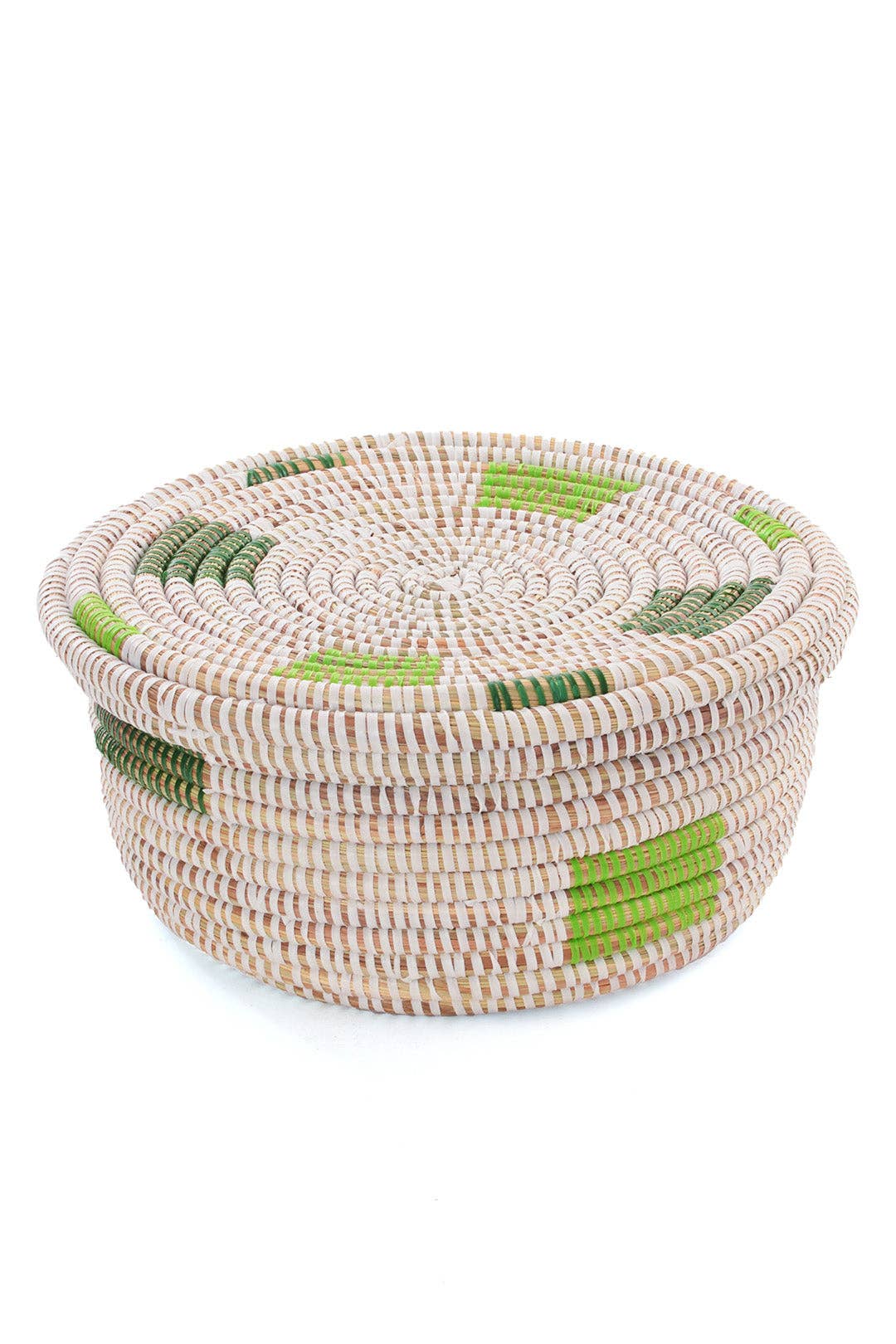 Leafy Green Mixed Basket Set of Three