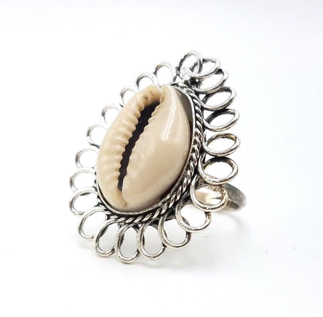 Cowrie Shell Ring
