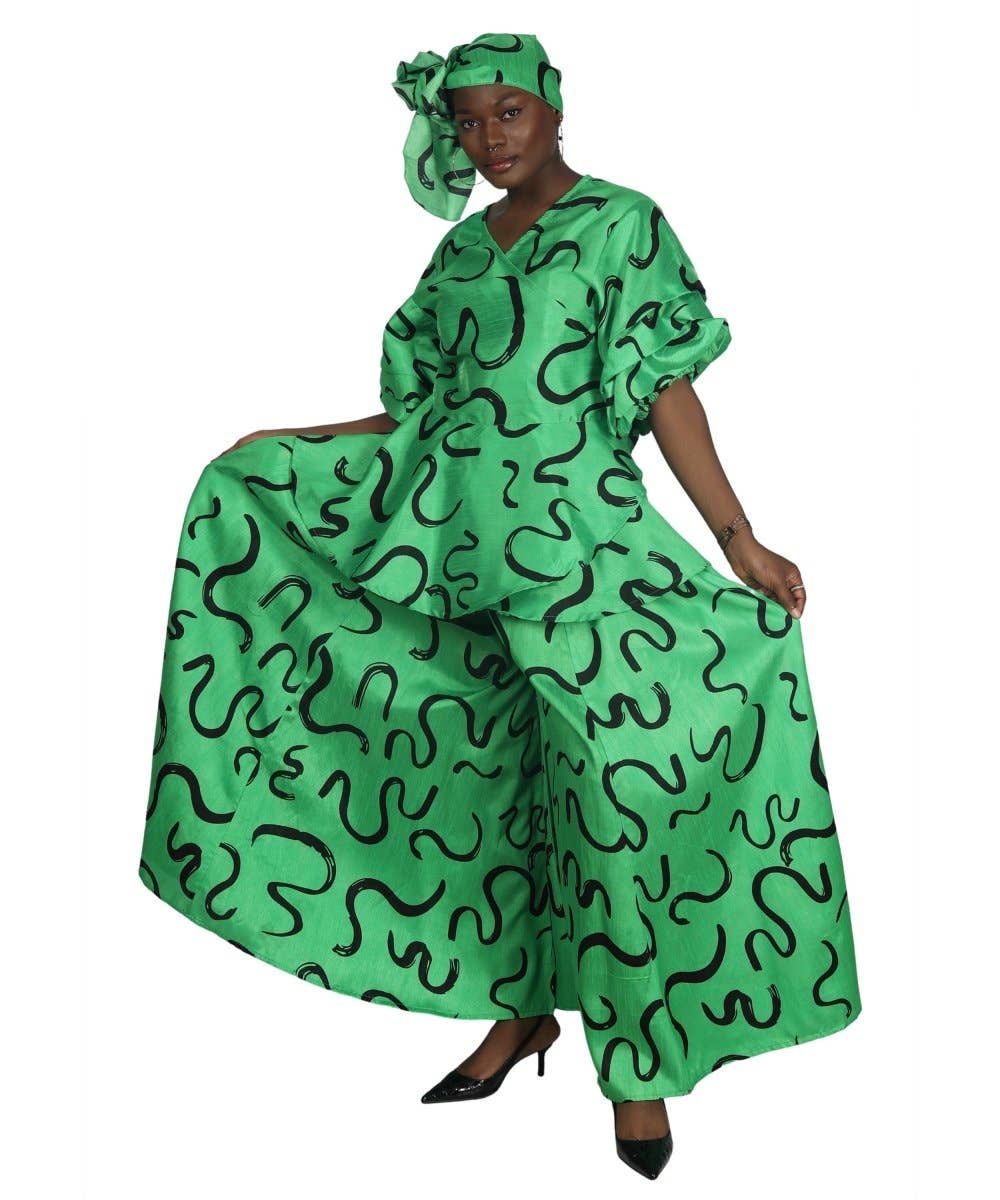 2 Piece Palazzo Set APS-25073-B078
