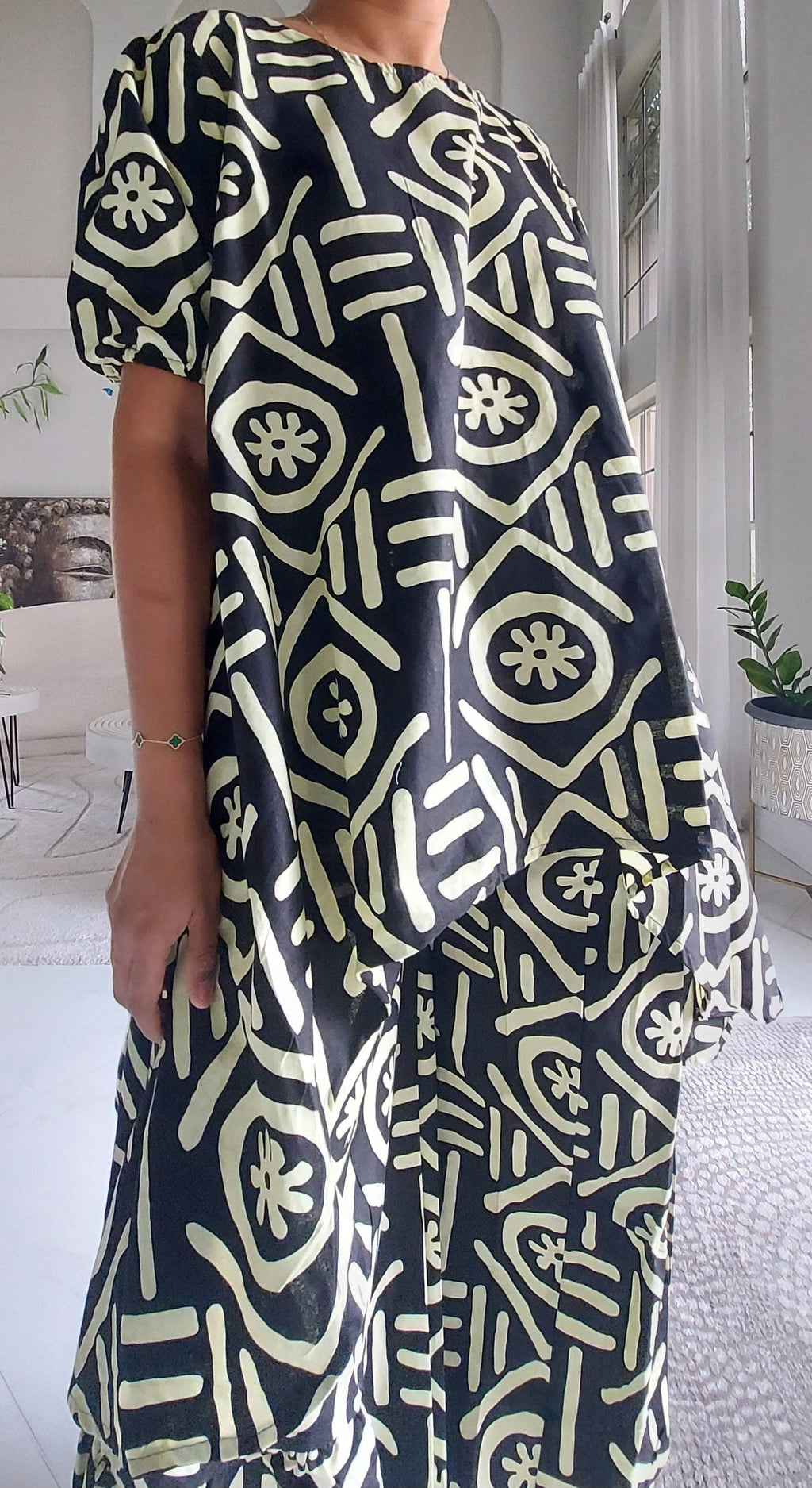 Woman Pant & Blouse Set 7772 - 359