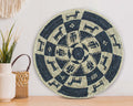 14" Handwoven Guardian Path Bowl for Wall Basket Decor