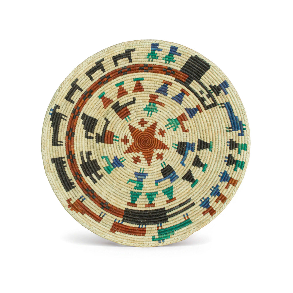 14" Handwoven Park Story Bowl for Wall Basket Decor