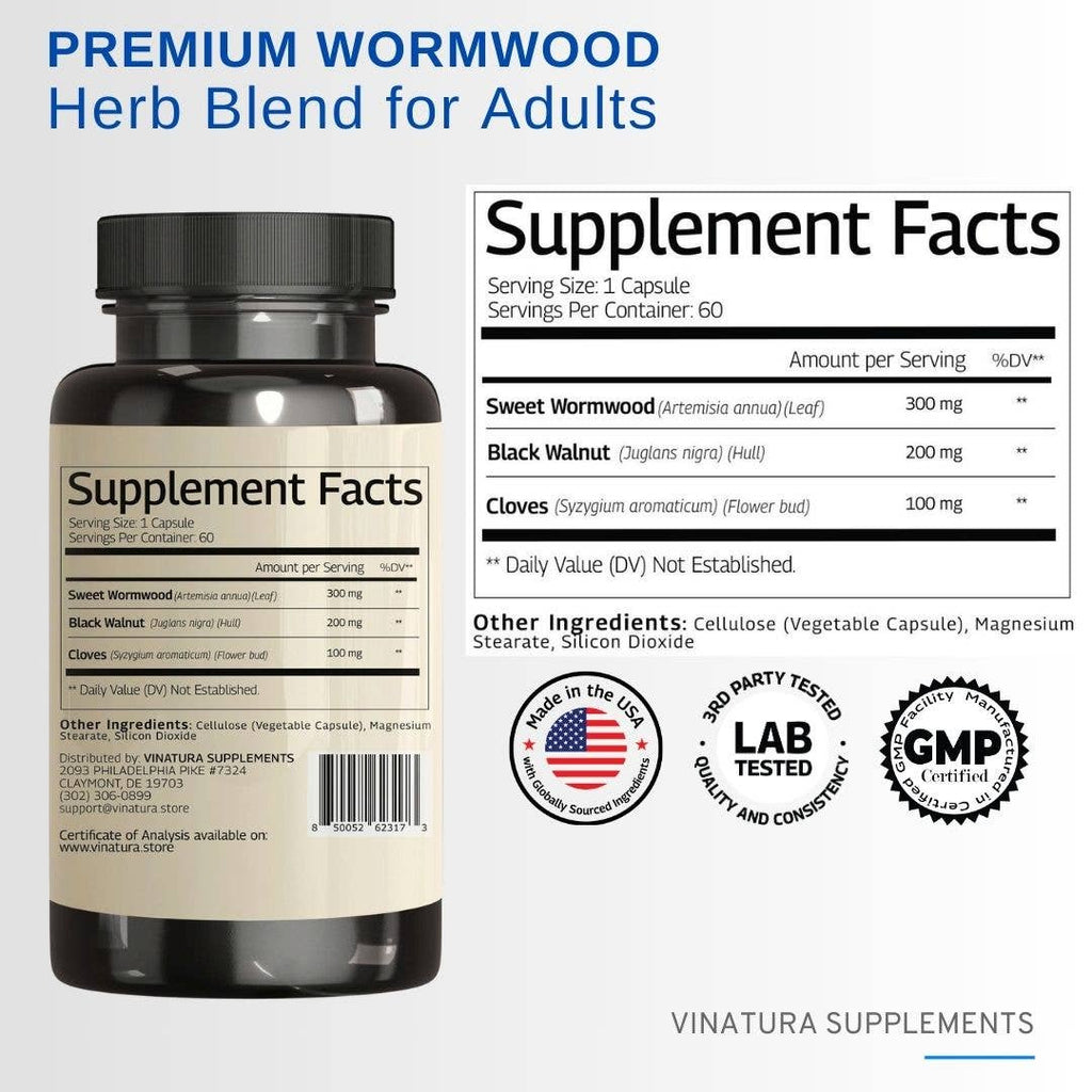 Wormwood Black Walnut Cloves