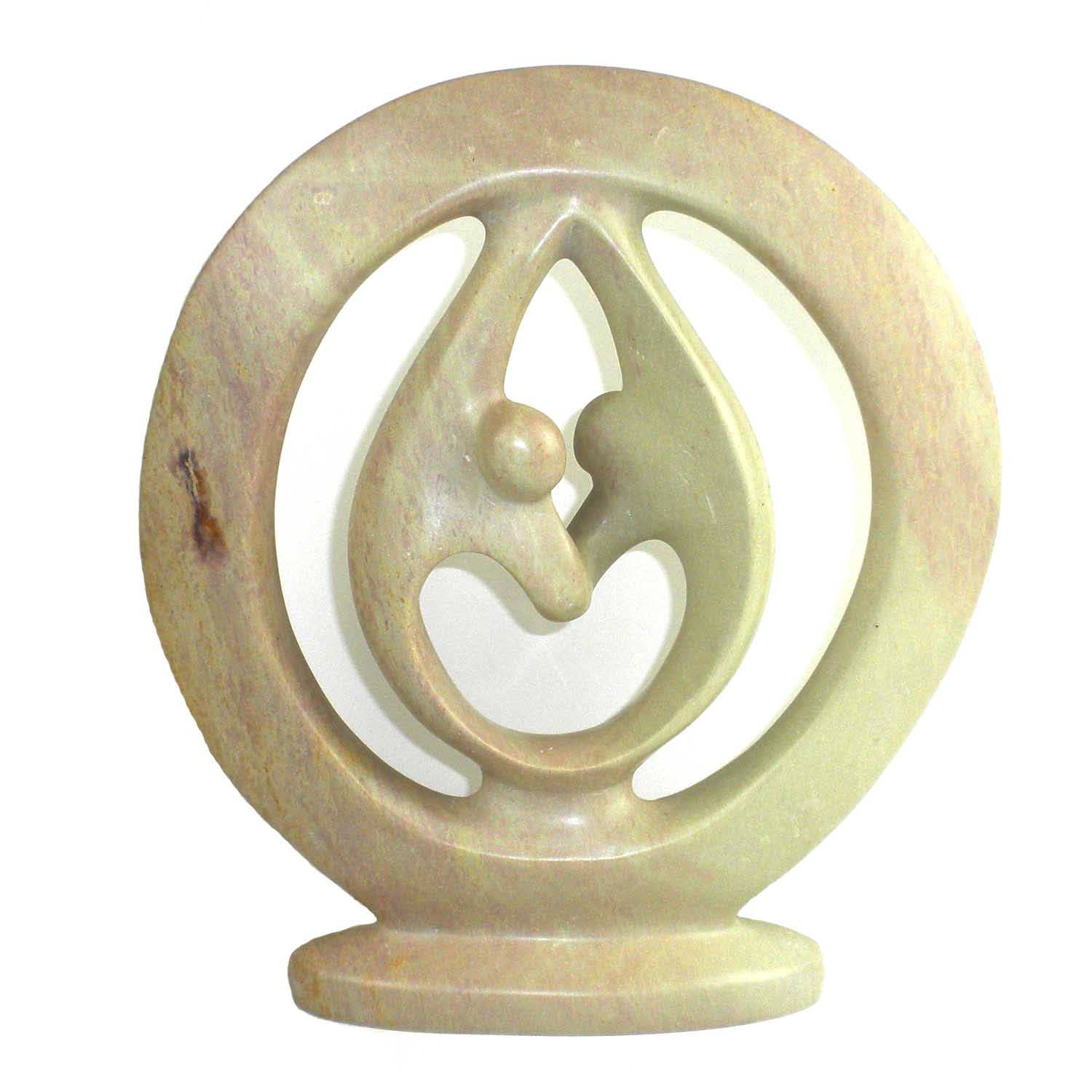 Lover's Embrace Natural Stone Sculpture - 3 SIZES