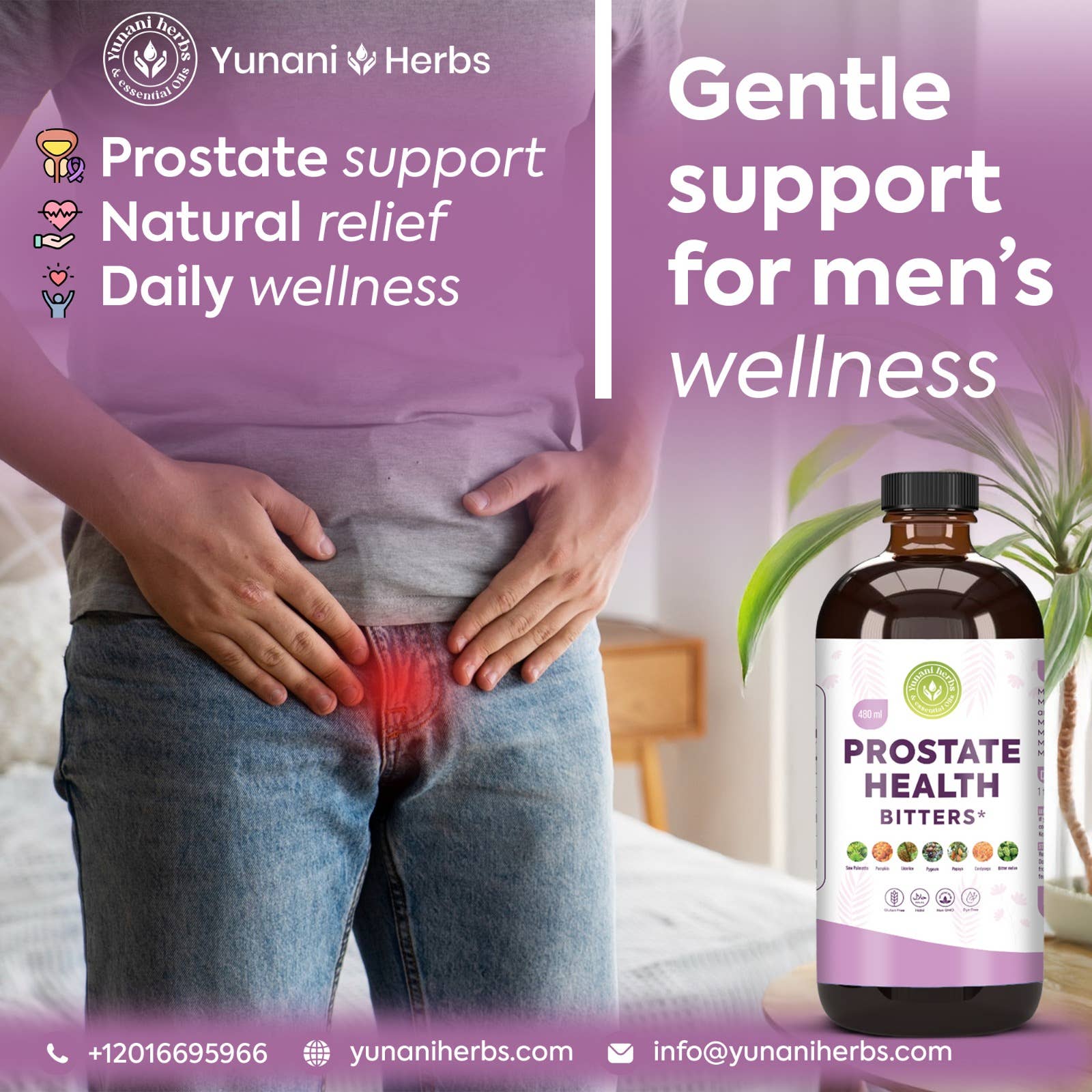 Prostate Health living bitters 480mls