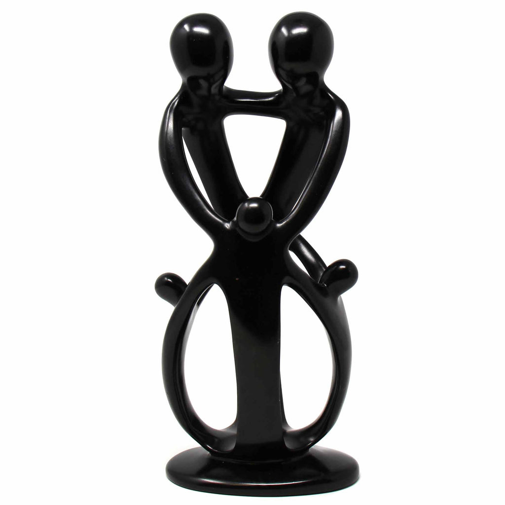 10" Family Soapstone Sculptures - Various Family Configs