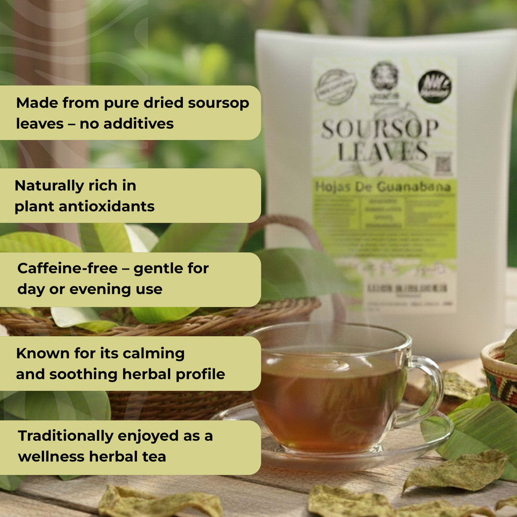 Soursop Leaves 73.8g, Hojas de Guanabana 200+Graviola Leaves