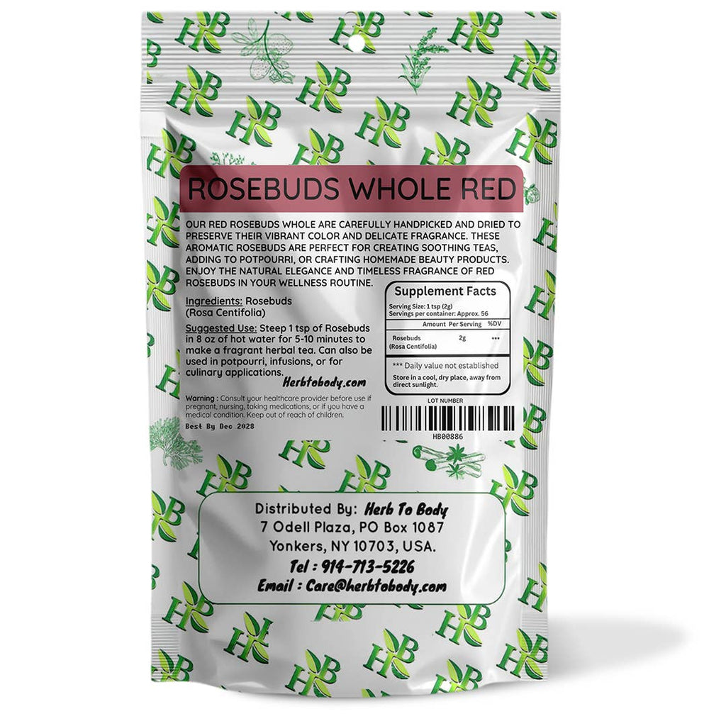 Rosebuds Whole Red - 4oz