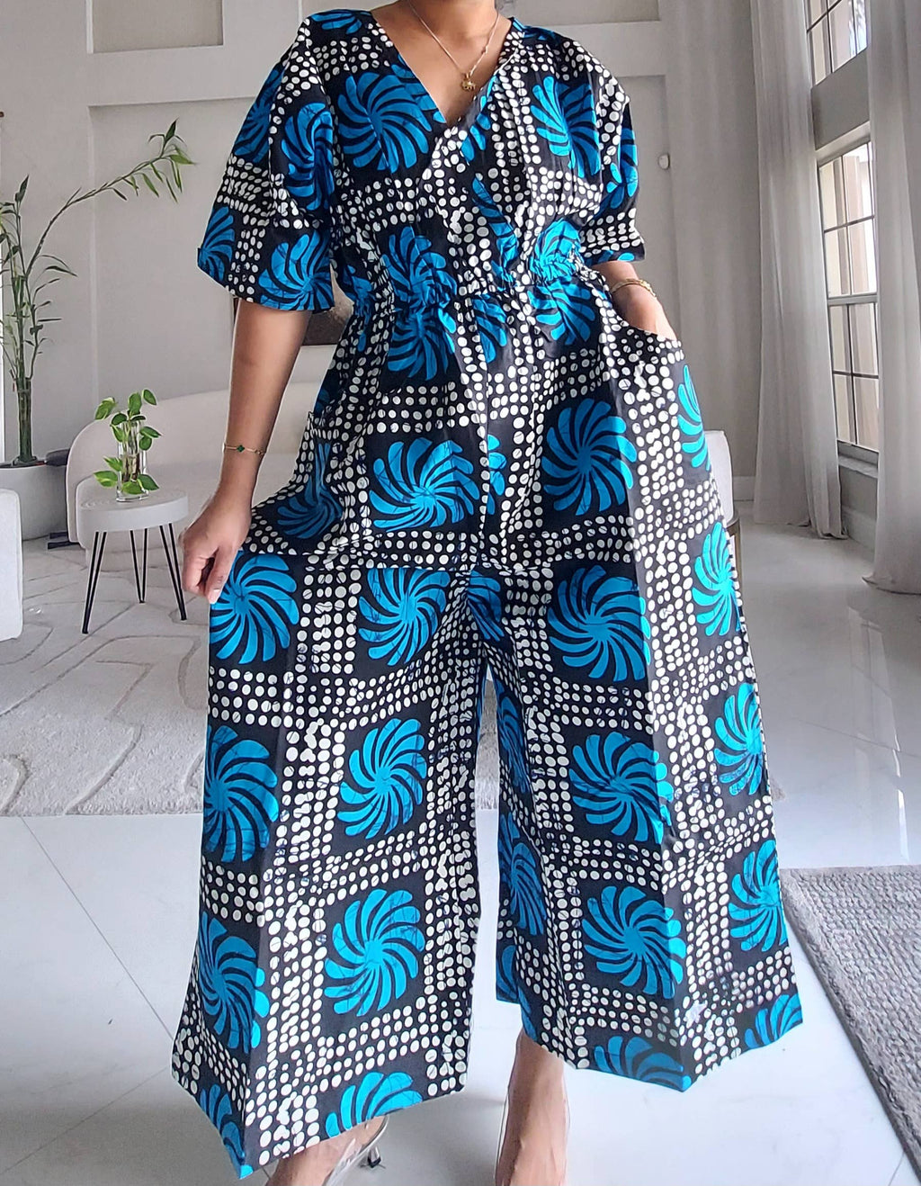Ankara Wide-Leg Jumpsuit KVZ40 B