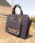 African Print Handbag
