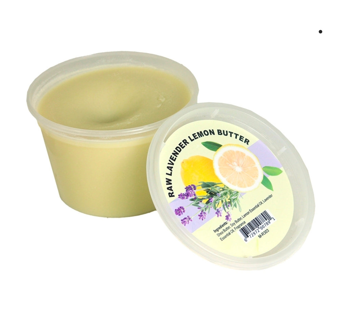 Calming Raw Lavender Lemon Butter for Complete Skin Comfort - MD