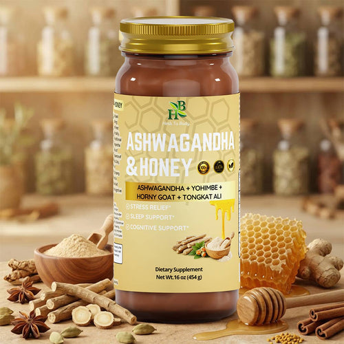 Ashwagandha Honey 16oz | Honey & Ashwagandha Delicious Blend