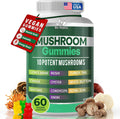 Mushroom Gummies - 10 Blend Lion's Mane Reishi Chaga Oyster