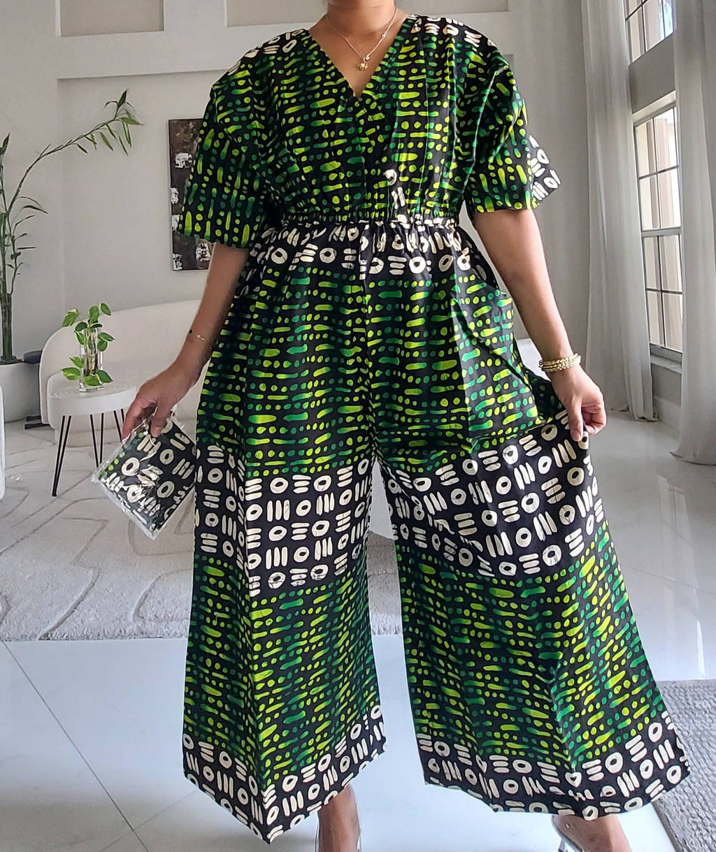 Ankara Wide-Leg Jumpsuit KVZ40 A
