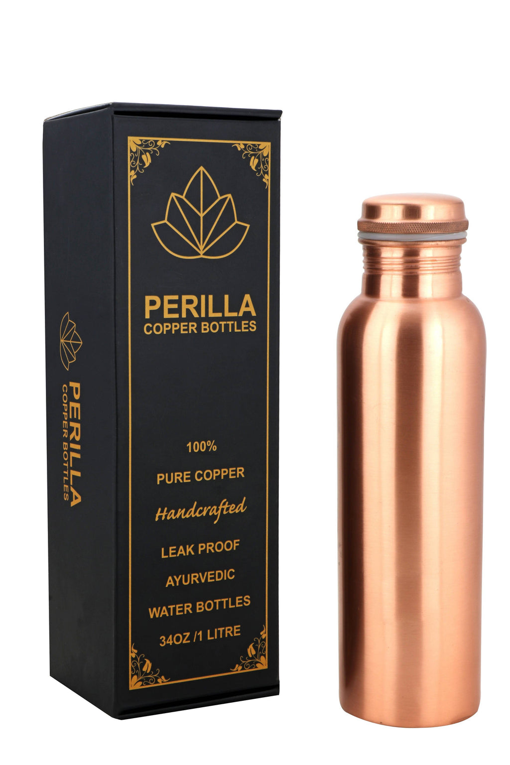 Plain copper bottle (1L)