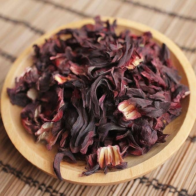 Dried Hibiscus Flower Petals , 100% Natural. 5 oz.