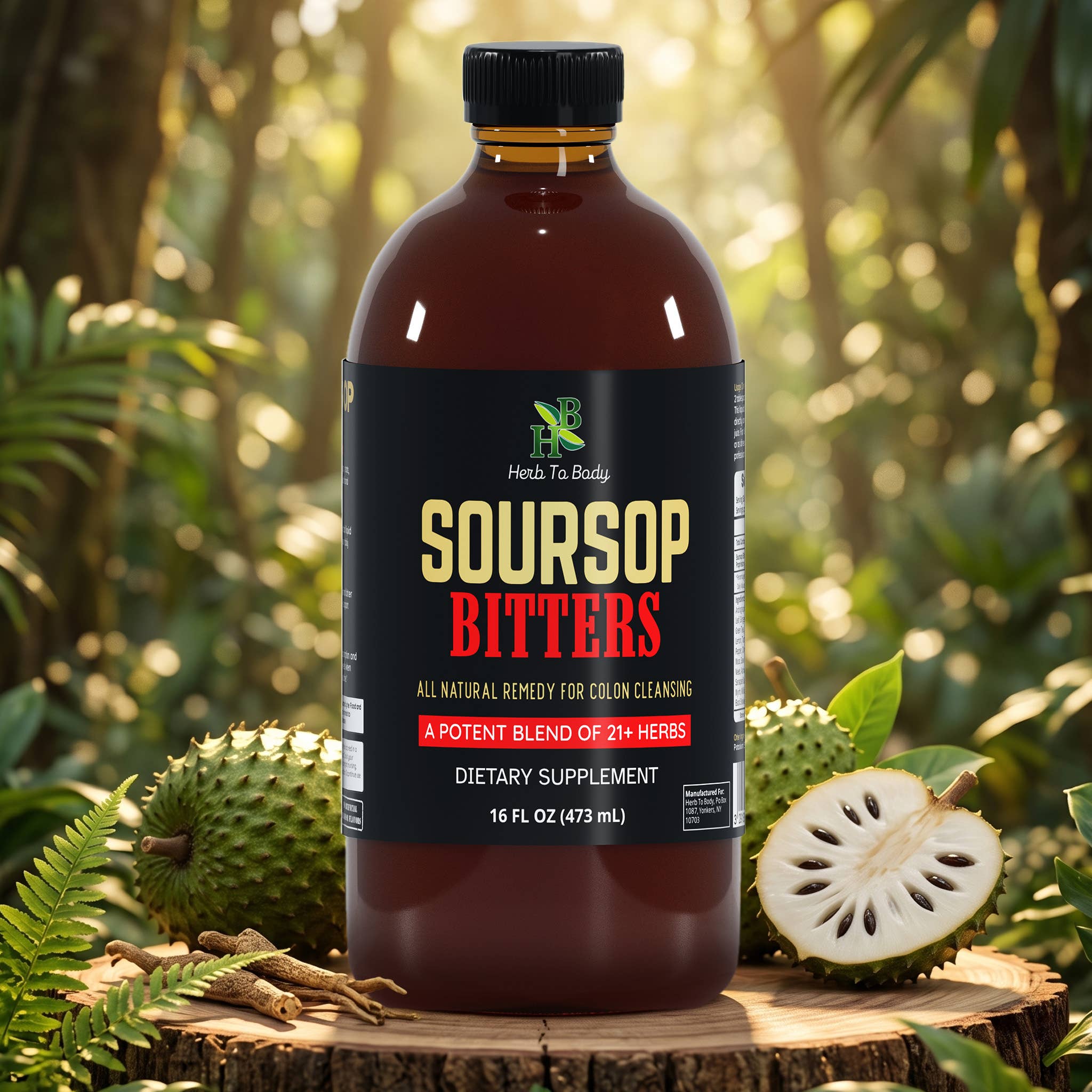 Soursop Bitters Herbal Tonic - 16 fl oz