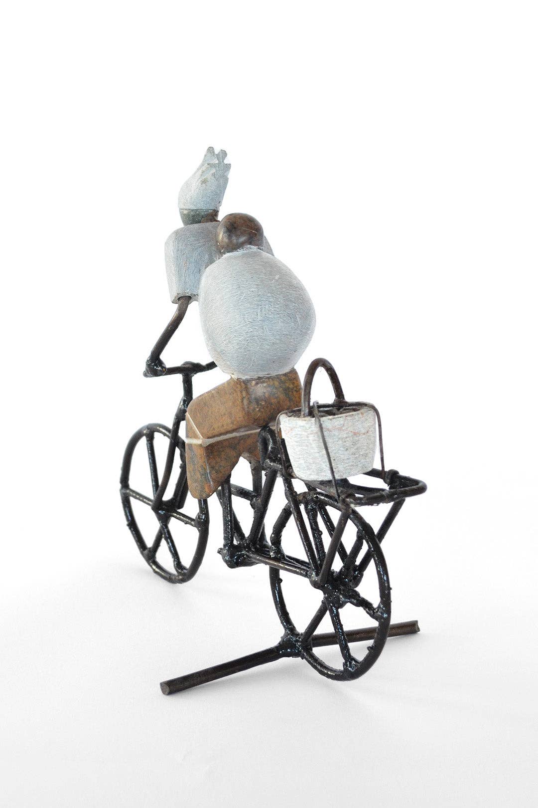 Zimbabwean Simple Life Stone & Metal Babywearing Bicy