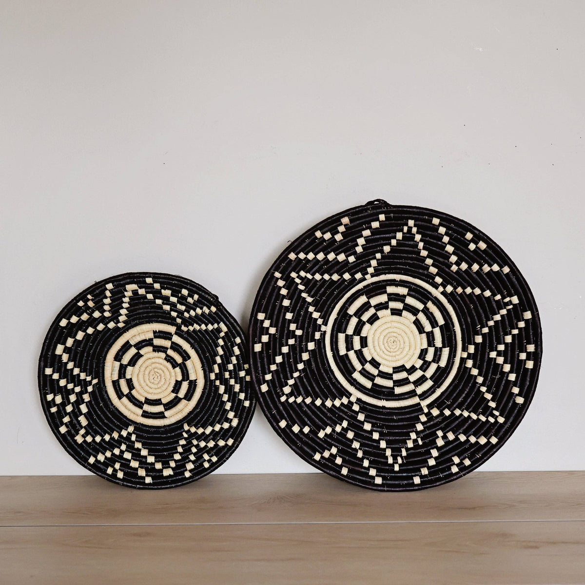 Bukedo and Raffia Bowls - Night Sky