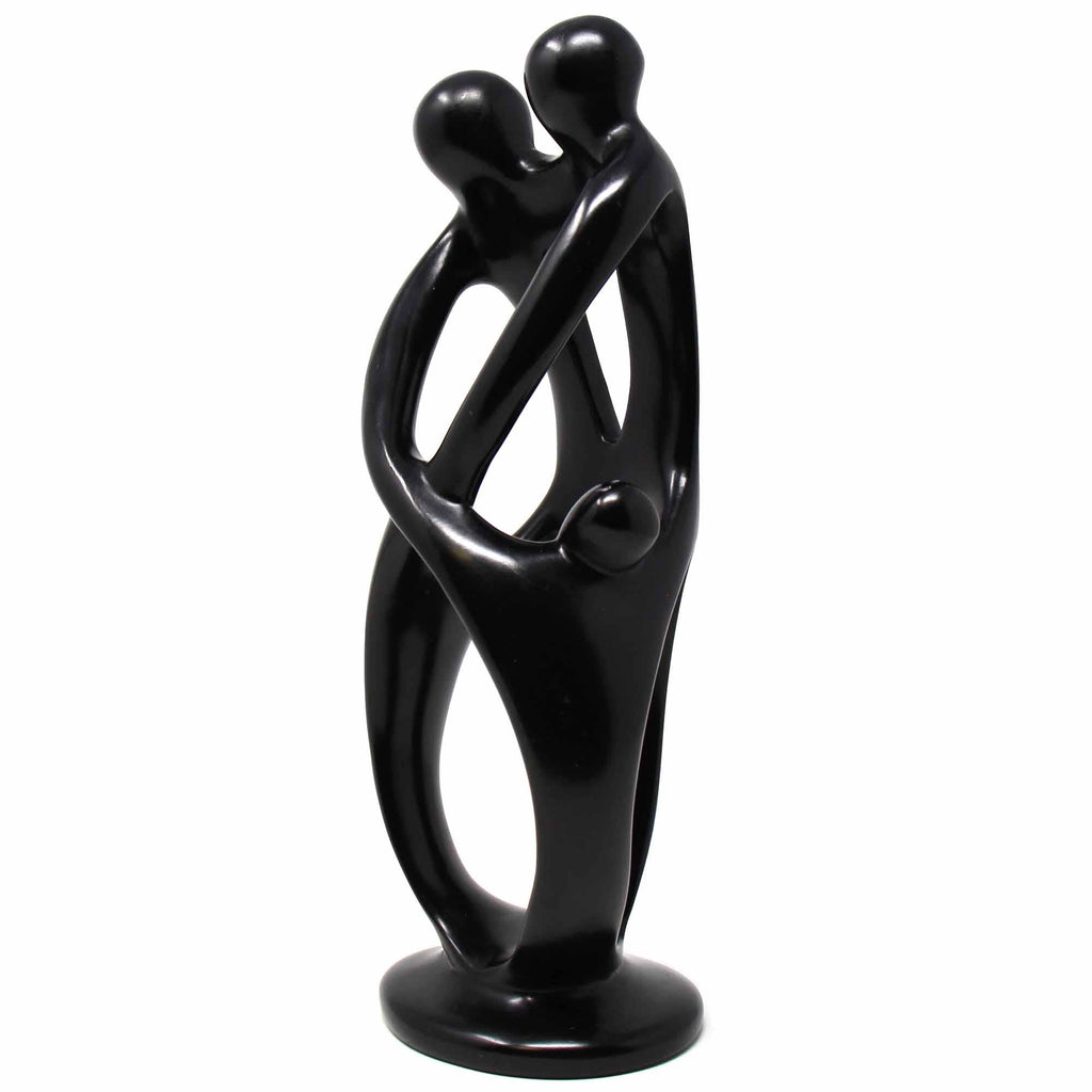10" Family Soapstone Sculptures - Various Family Configs