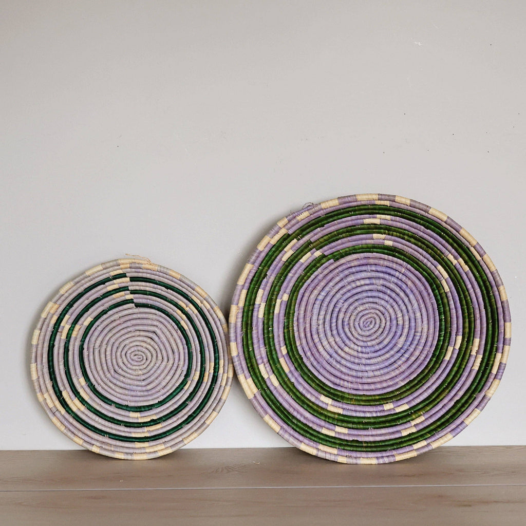 Bukedo and Raffia Bowls - Lavender Meadow