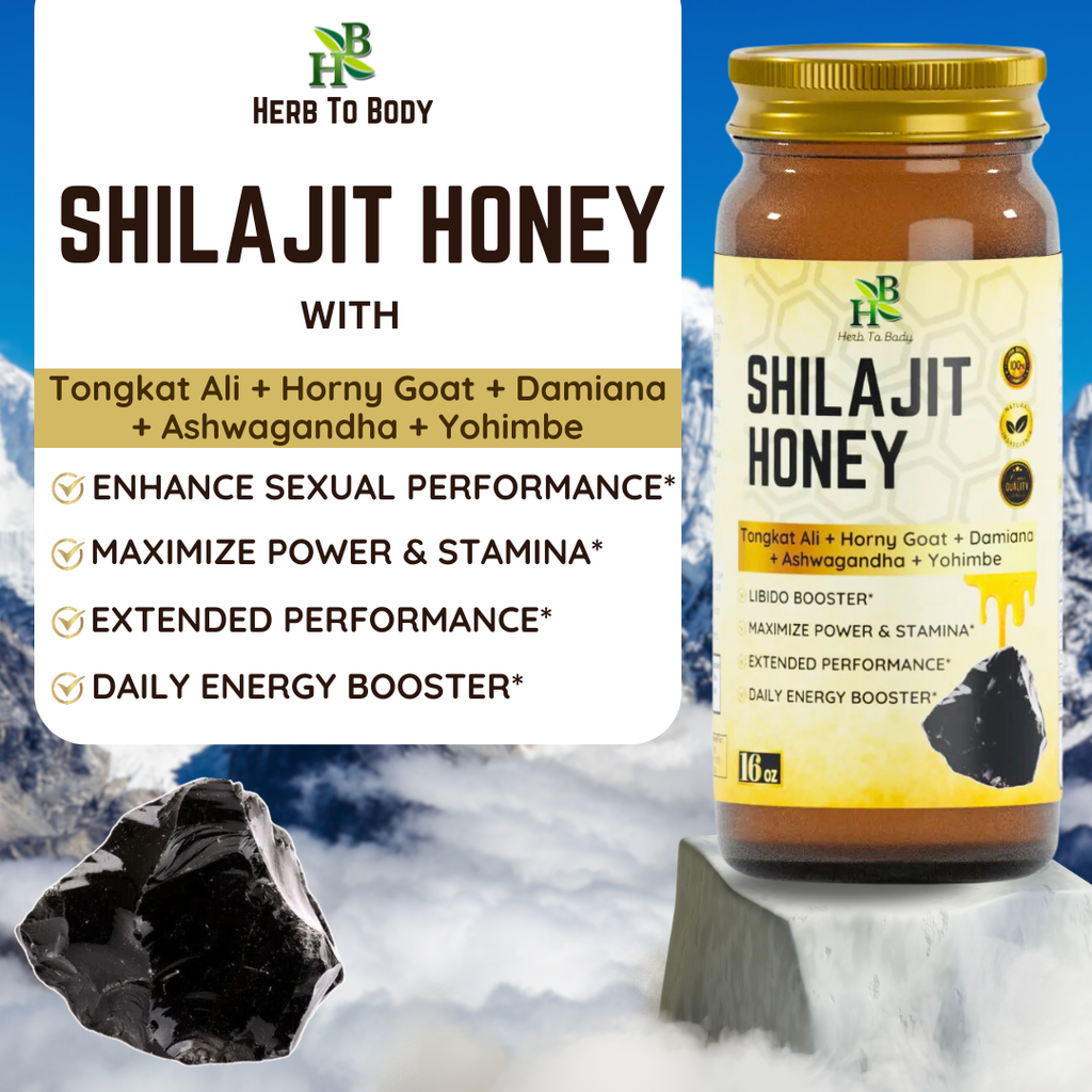 Shilajit Honey 16oz | Shilajit and Honey Blend
