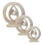 Lover's Embrace Natural Stone Sculpture - 3 SIZES