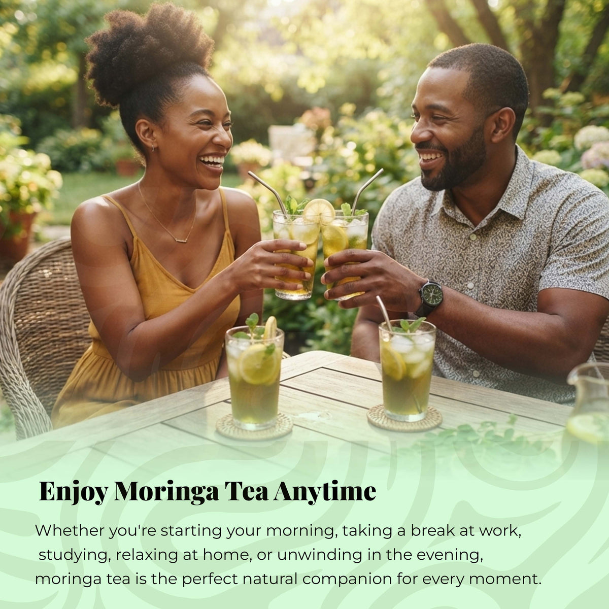 Premium Moringa 40 Tea Bags,  100% Pure Moringa Leaves