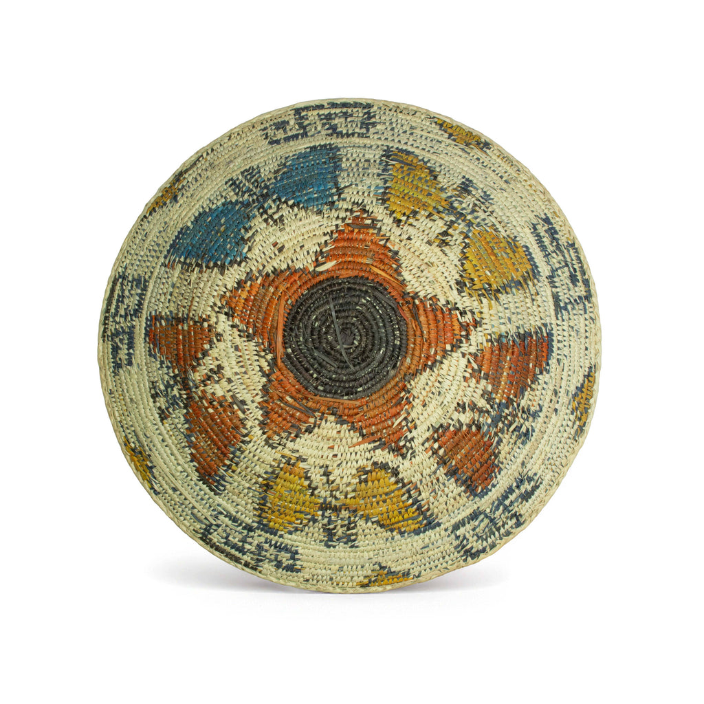 14" Handwoven Butterflies Bowl for Wall Basket Decor