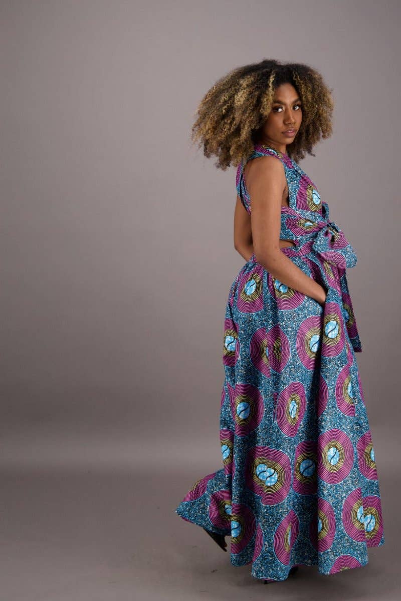 African Print Infinity Jumper 16118-268