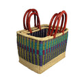 African Bolga Baskets : Set of 3 Rectangle Baskets (G-145)