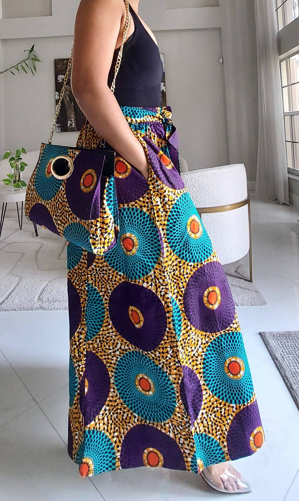 Combo palazzo Pant & Pocketbook Set  PS14 A