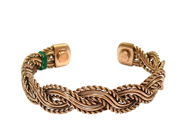 Pure Solid Copper Cuff Bracelet