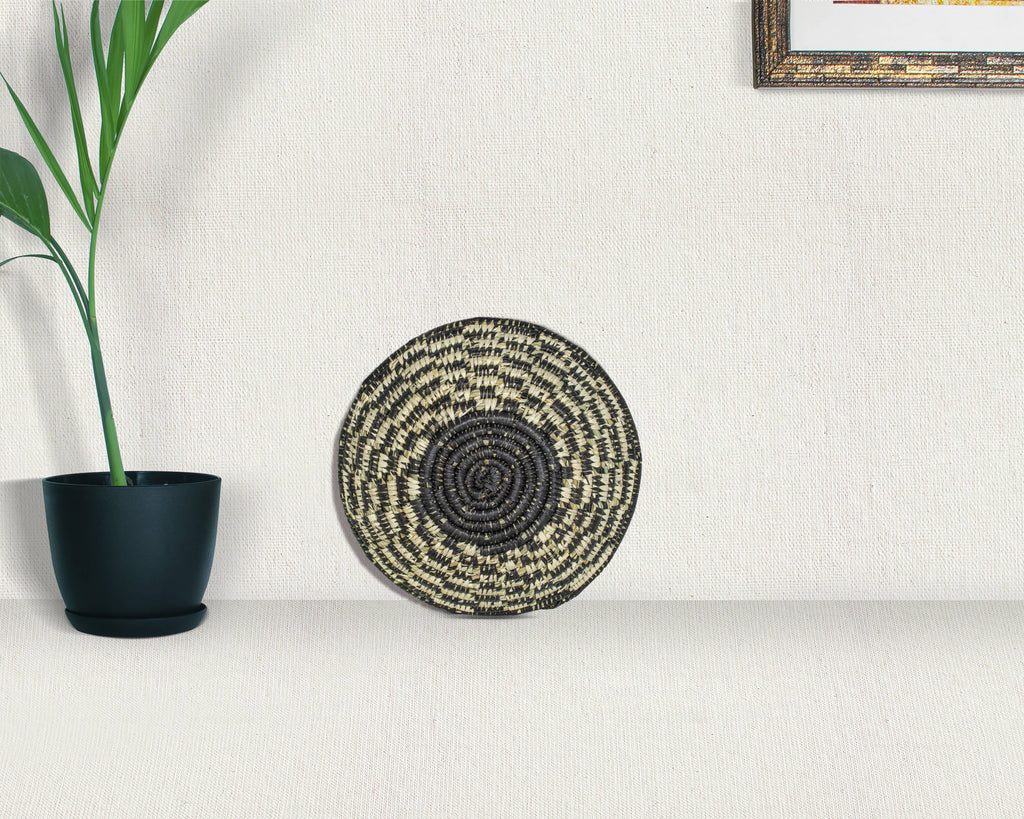 7" Handwoven Bowl Basket - Southwestern Basket