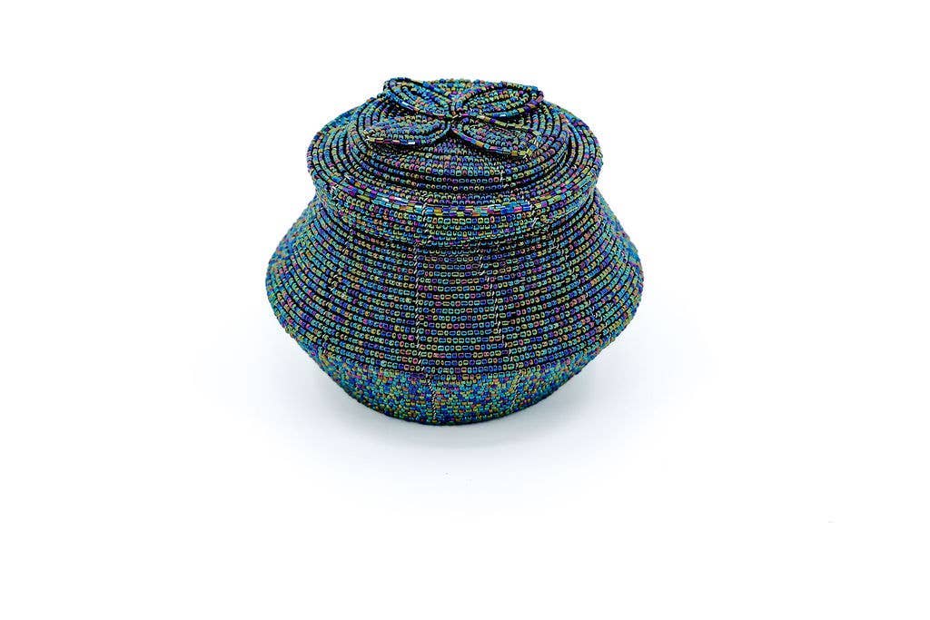 Beaded Pot Jewelry Organizer