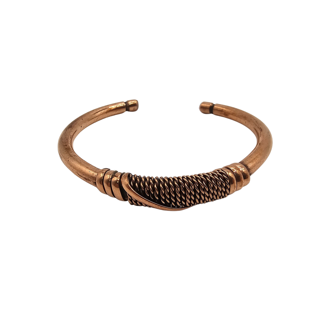 Pure Solid Copper Cuff Bracelet