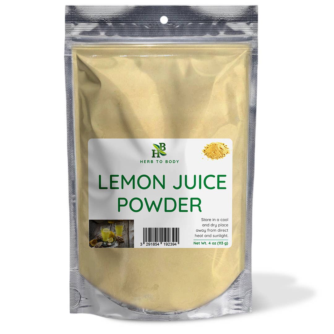 Lemon Juice Powder 4oz - For Juice, Smoothie & Baking