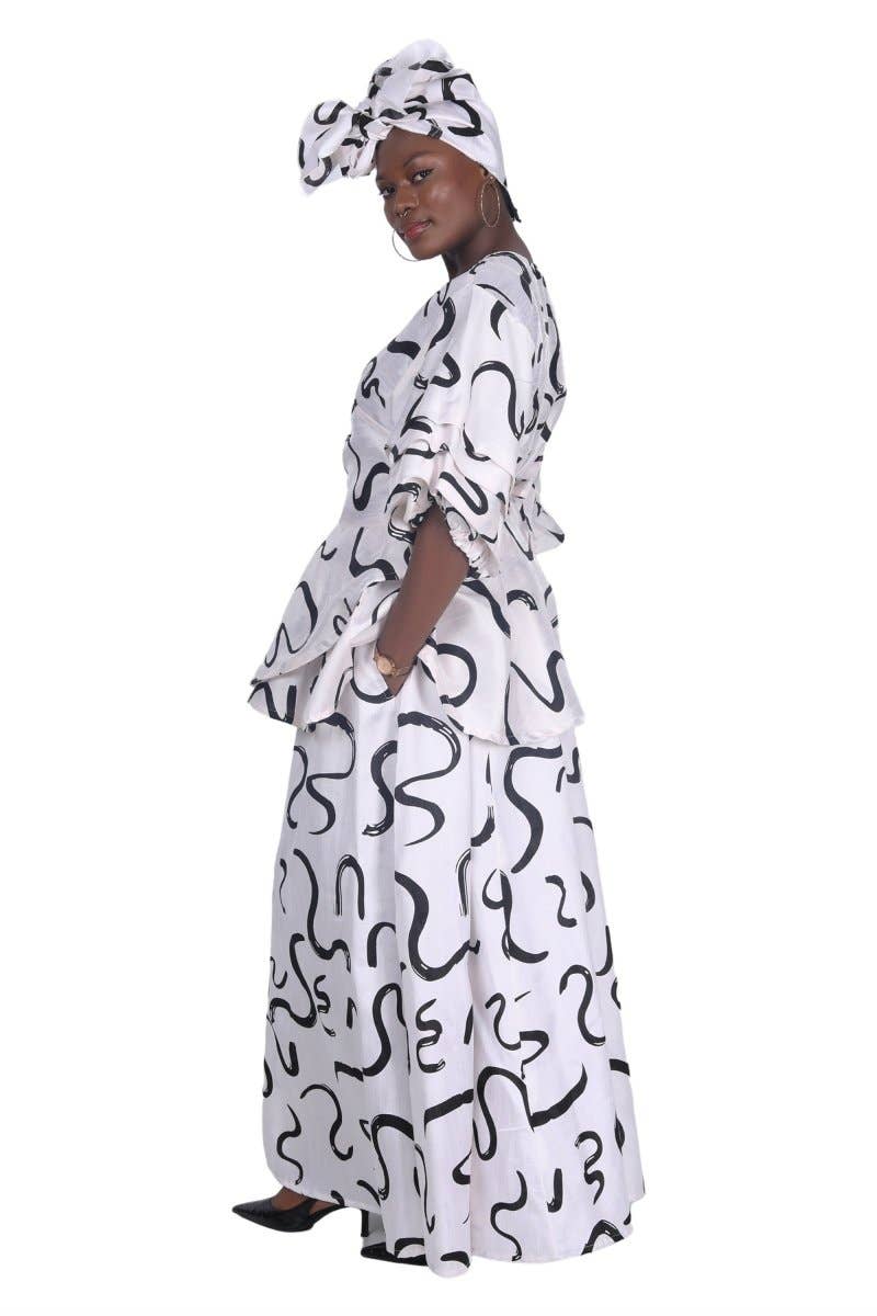 2 Piece Palazzo Set APS-25073-B078