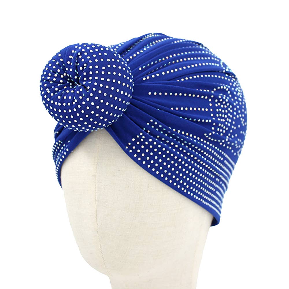 Bling Studded Turban Hair Wrap