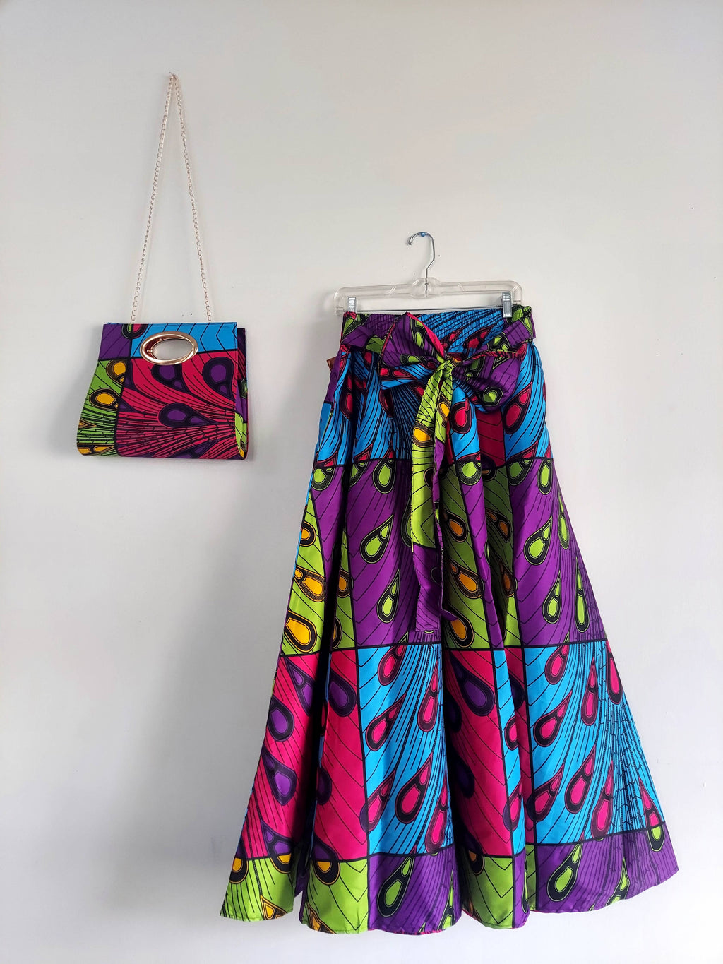 Combo Long Skirt & Pocketbook Set 2027-808