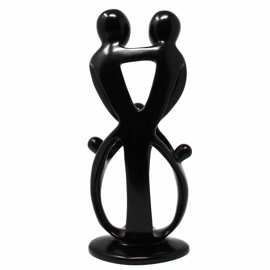 10" Family Soapstone Sculptures - Various Family Configs