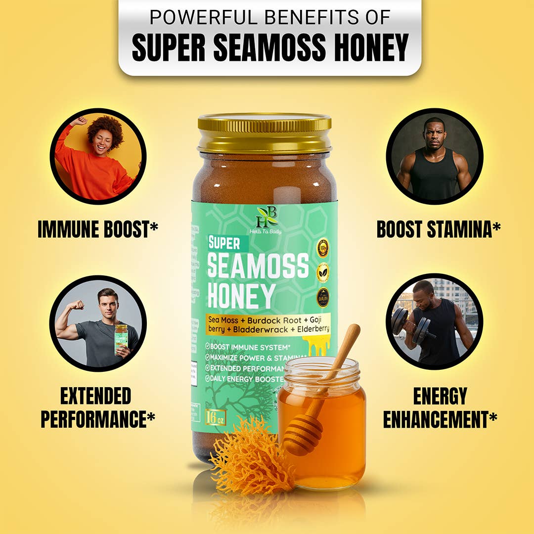 Super Sea Moss Honey 16oz