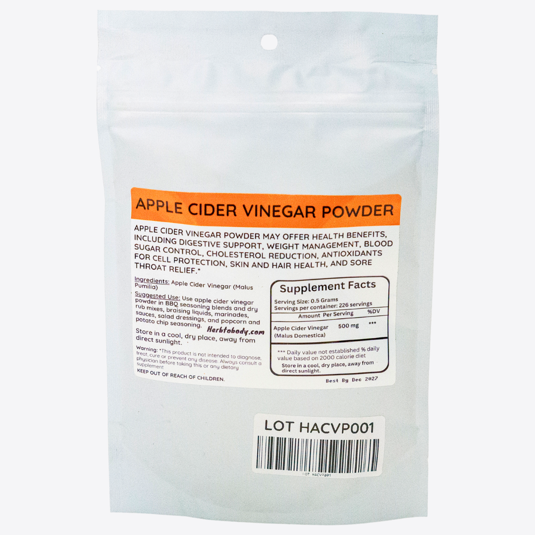 Apple Cider Vinegar Powder- 4oz