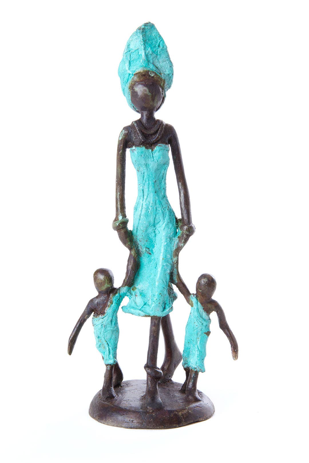 Bronze Mother & Children Sculpture - Mother's Day Gifts