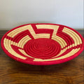 Bukedo and Raffia Bowls - Red Radiance