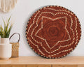 Fiery Star Flat Basket 12-Inch PL-347-12