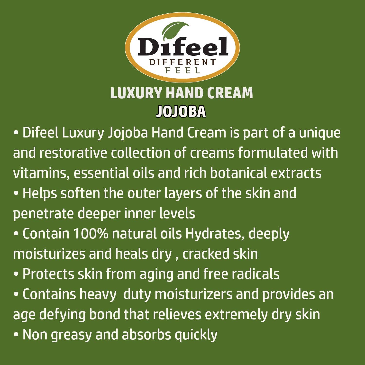 Luxury Moisturizing Hand Cream - Jojoba 1.4 oz.