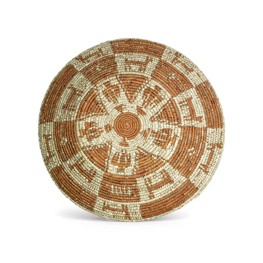 14" Handwoven Guardian Path Bowl for Wall Basket Decor