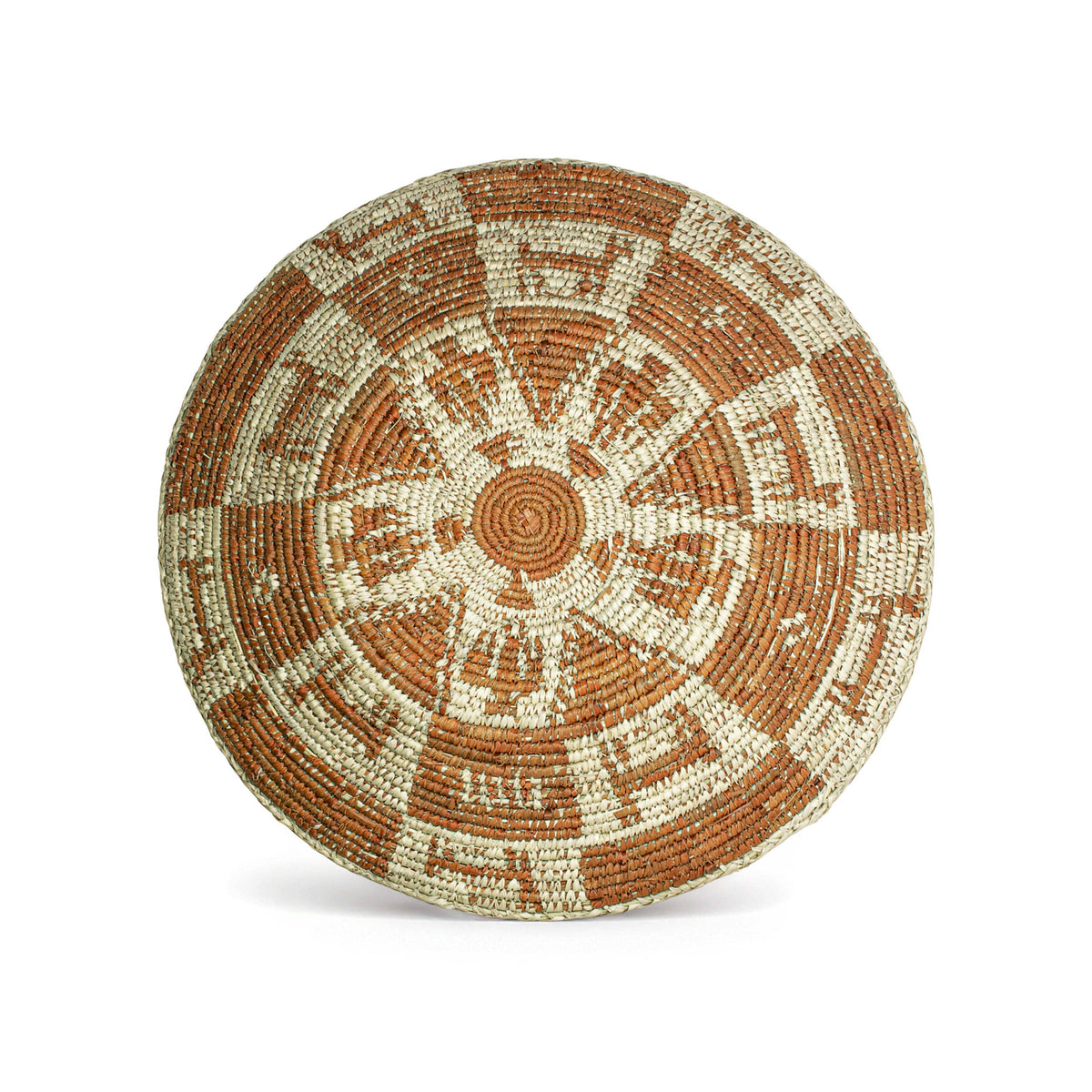 14" Handwoven Guardian Path Bowl for Wall Basket Decor